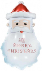 Шар Фигура, Голова Деда Мороза (в упаковке)