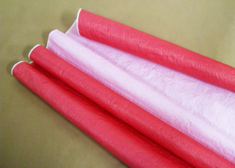 Бумага Эколюкс (жатая) пастель Красный / Розовый