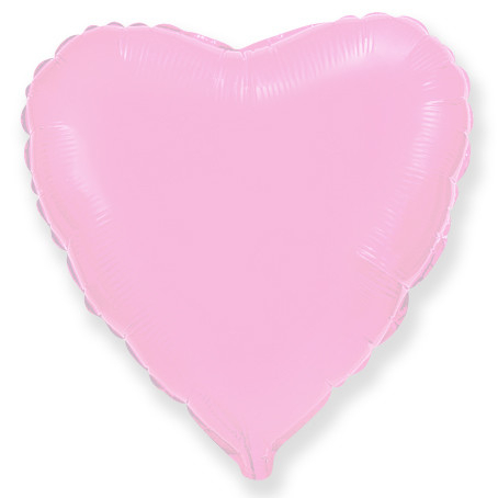 Шар Сердце, Розовый / Pink (в упаковке)