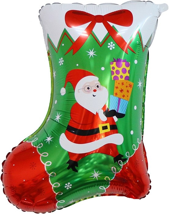 Шар Фигура, Новогодний носок с подарками (в упаковке)